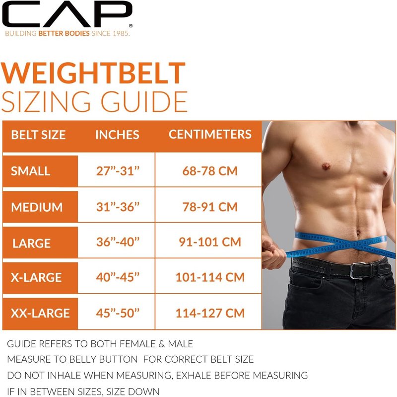 Premium Nylon Weightlifting Belt - Adjustable Support for Enhanced Lifting | Multiple Sizes Available