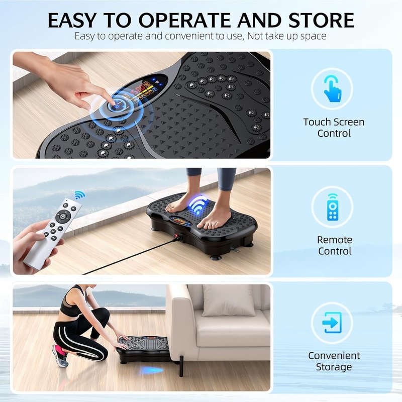 Vibration Massage Pillow - Ergonomic Design for Neck and Back Relief | Soft Fabric, Portable