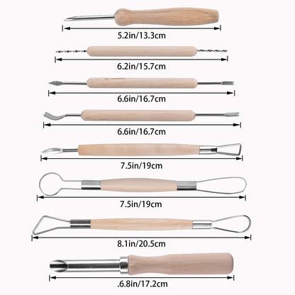 Elmchee Halloween Pumpkin Carving Tools, Halloween Jack-O-Lanterns 13 Piece Professional pumpkin cutting supplies tools Kit stainless steel lengthening and thickening