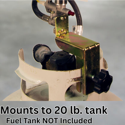 Dura Heat TT-360 Propane(LP) 360 Degree Tank Top Heater, Length: 8.9in, Width: 8.9in, Height: 20.24in,Silver