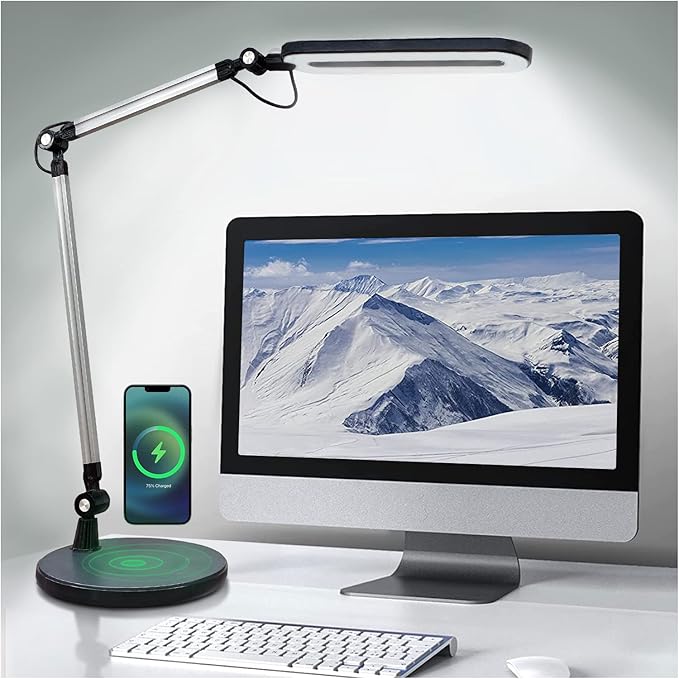 OTUS LED Desk Lamp Gesture Control LED Desk Lamp with Wireless Charger