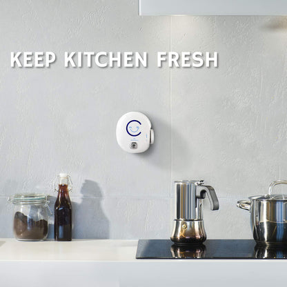 Airthereal B50 Mini Ozone Generator Air Purifier- Removes Odors and Sterilizes Air in Small Spaces Up To 320 Sq Ft - Plug in Mini Air Ionizer, Adjustable Ozone Output of 10-50 mg/h