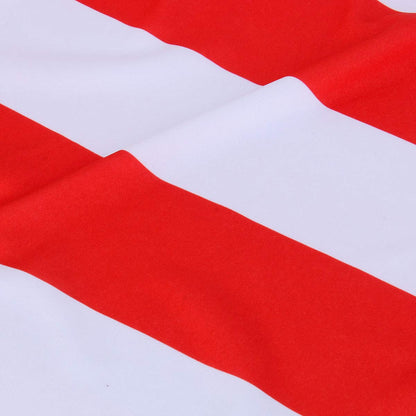 Adult Men Red and White Striped Tee Shirt Glasses Hat Outfit Suit Set Halloween Cosplay Costume Party Props (3X-Large, Adult Men)