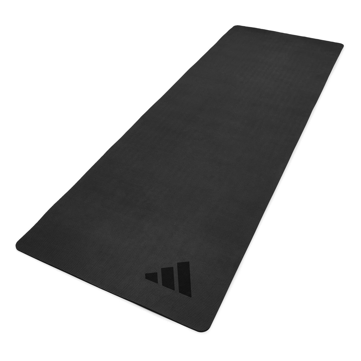 adidas Premium Yoga Mat, Firm-Density Workout Mat, 5 mm