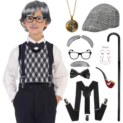 Joyesplay 100 days after school-Grandpa COS suit