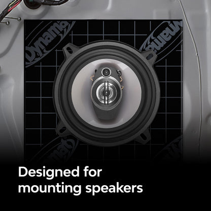 Dynamat Xtreme Sound Deadening Car Insulation Speaker Pack 10415 – Pre Cut Noise Dampening Kit for Audio Speakers – Easy Self Adhesive Install – Made in USA – 2 Sheets 10”x10” Each, 1.4 sq ft total