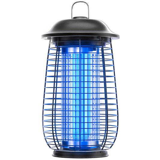 Bug Zapper Indoor & Outdoor, 4200V Electric Mosquito Zapper, 10 Years Lifespan, 6.5ft Power Cord, Waterproof, Fly Trap Mosquito Trap, Fly Killer Fly Zapper for Home, Patio, Kitchen, Backyard, Camping