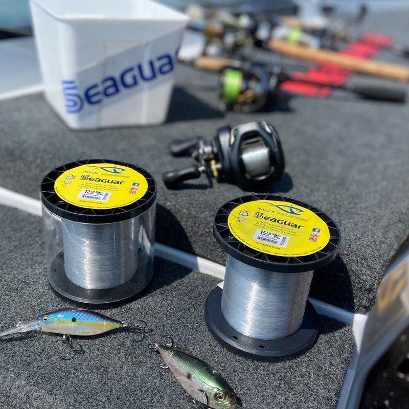 Seaguar InvizX Fishing Line - 100% Fluorocarbon for Freshwater | Clear, Multiple Sizes Available
