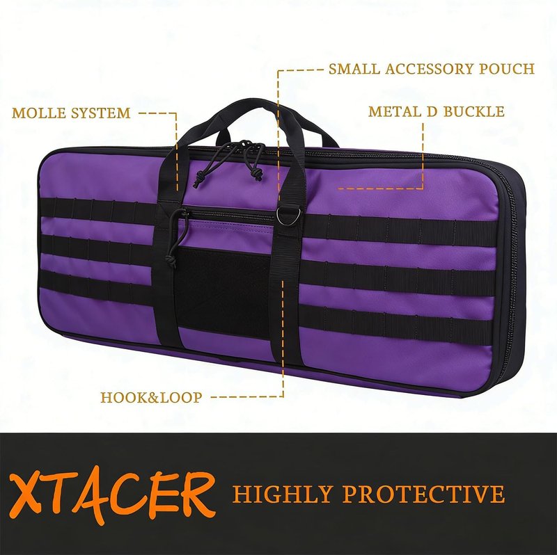 Tactical Bow Case - MOLLE Recurve Takedown Fully Padded Design for Ultimate Protection