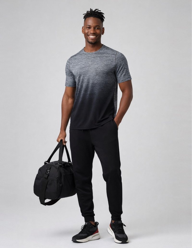 5 Pack Men’s Active Quick Dry Crew Neck T Shirts | Athletic Running Gym Workout Short Sleeve Tee Tops Bulk (Set 20, XX-Large)