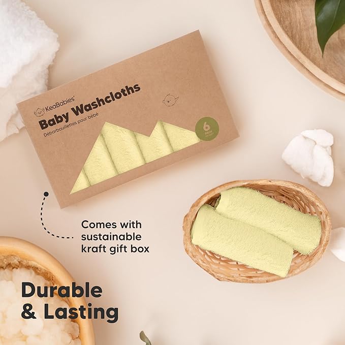 6-Pack Baby Washcloths