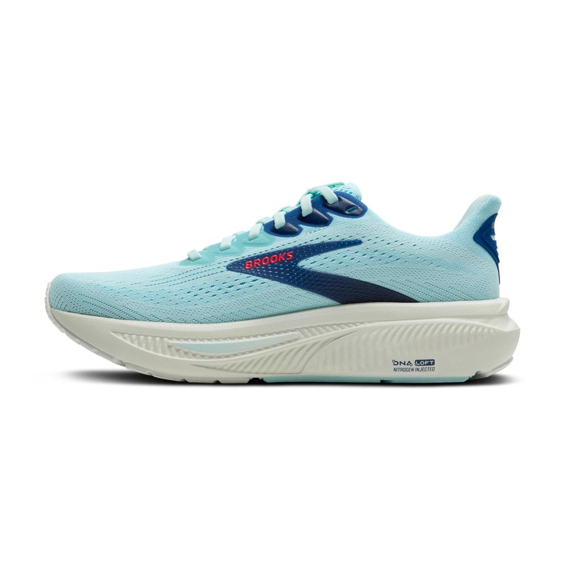 Brooks Women’s Ghost 17 Neutral Running Shoe - Clearwater/Navy Peony - 7.5 Medium