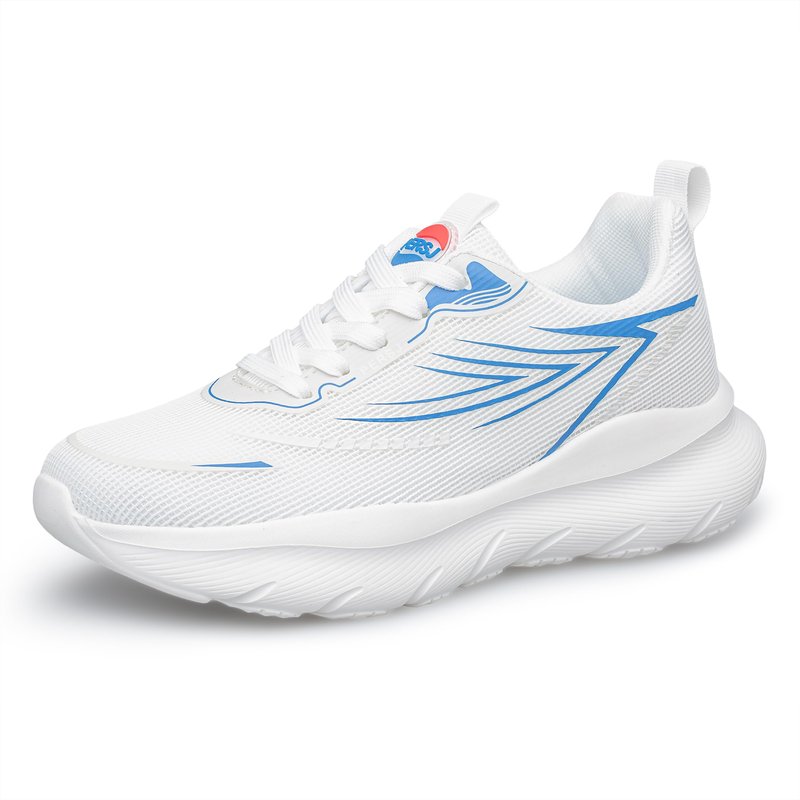 AFB Unisex Running Shoes Women Men Walking Tennis Sports Lightweight Arch Support Luminous Sneakers White