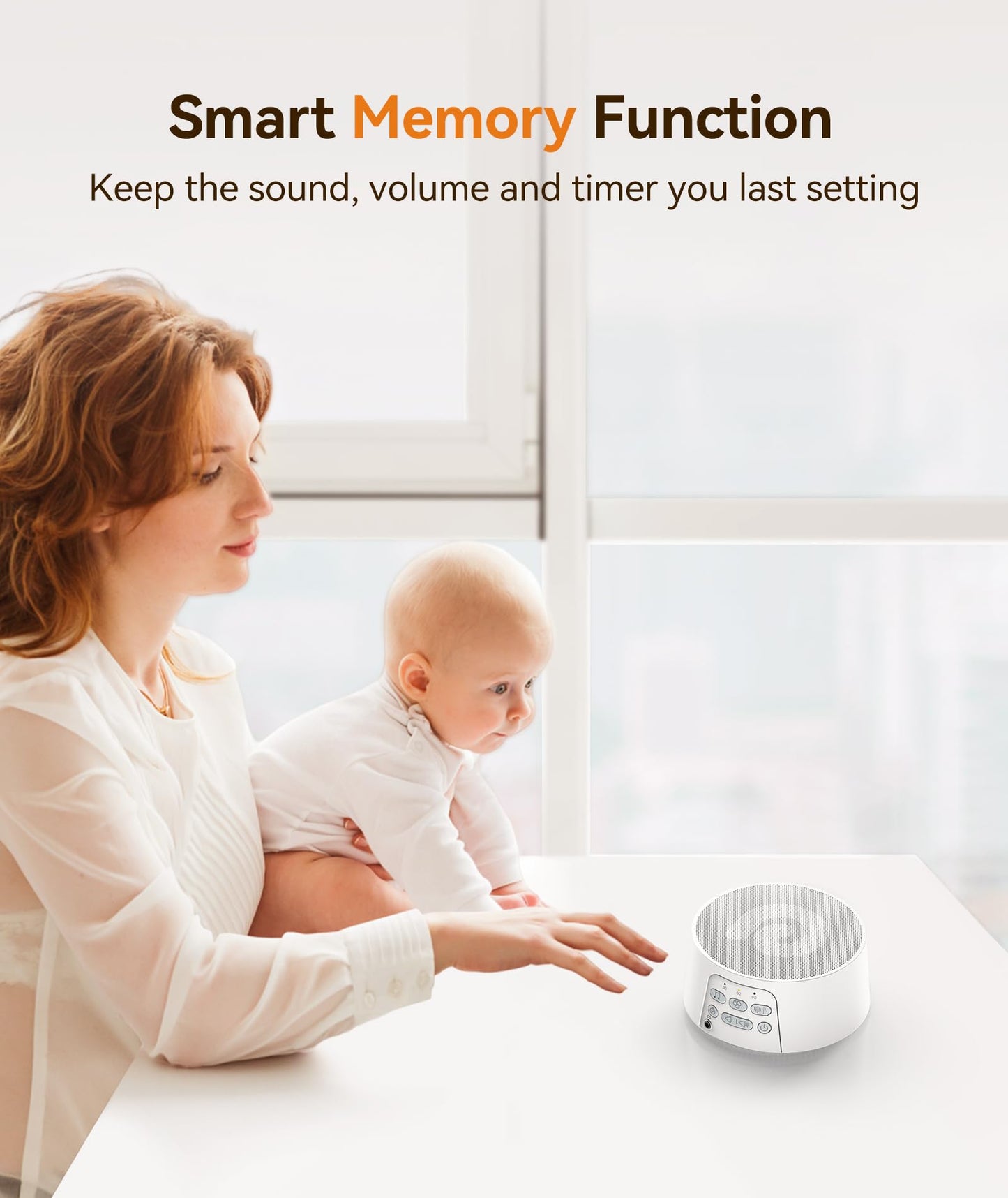 Dreamegg White Noise Sound Machine for Adults Sleeping, D3 Pro Sound Machine for Baby Adults, 29 HiFi Sound, Battery/Adapter, Portable Sound Machine for Sleeping, Sound Therapy for Home Office Travel