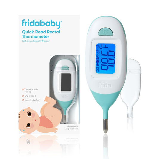 Frida Baby Rectal Thermometer for Baby Digital Fever Thermometer for Babies, Newborns & Infants, FSA/ HSA Eligible