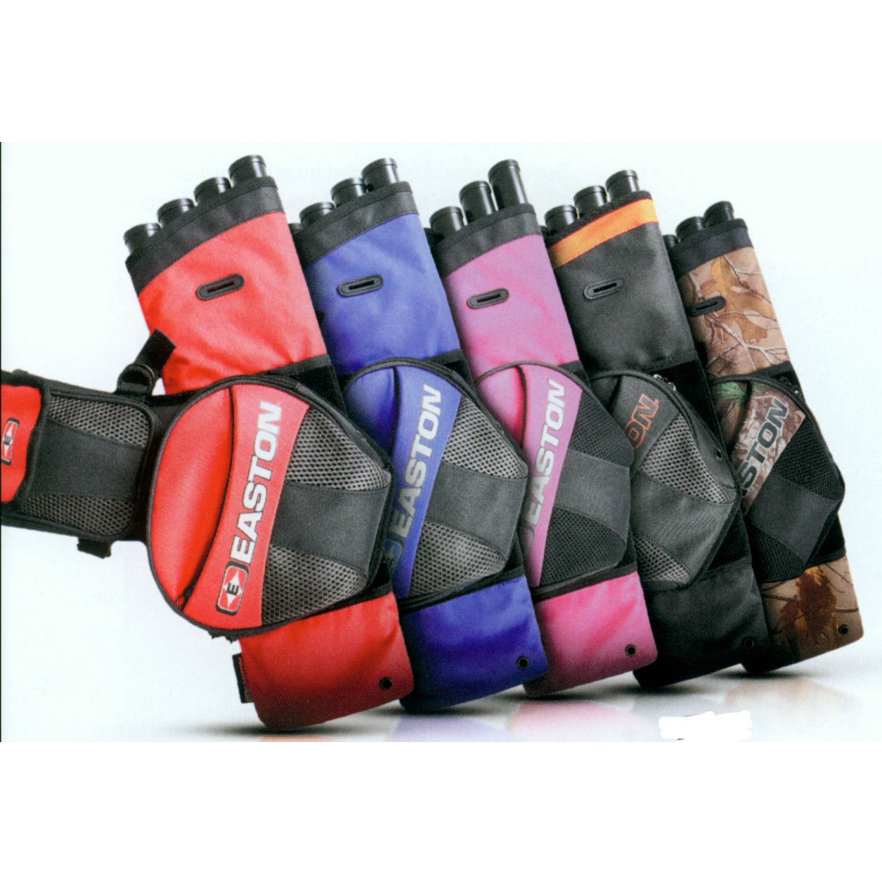 Easton Flipside 4-Tube Hip Quiver, Red, Left/Right