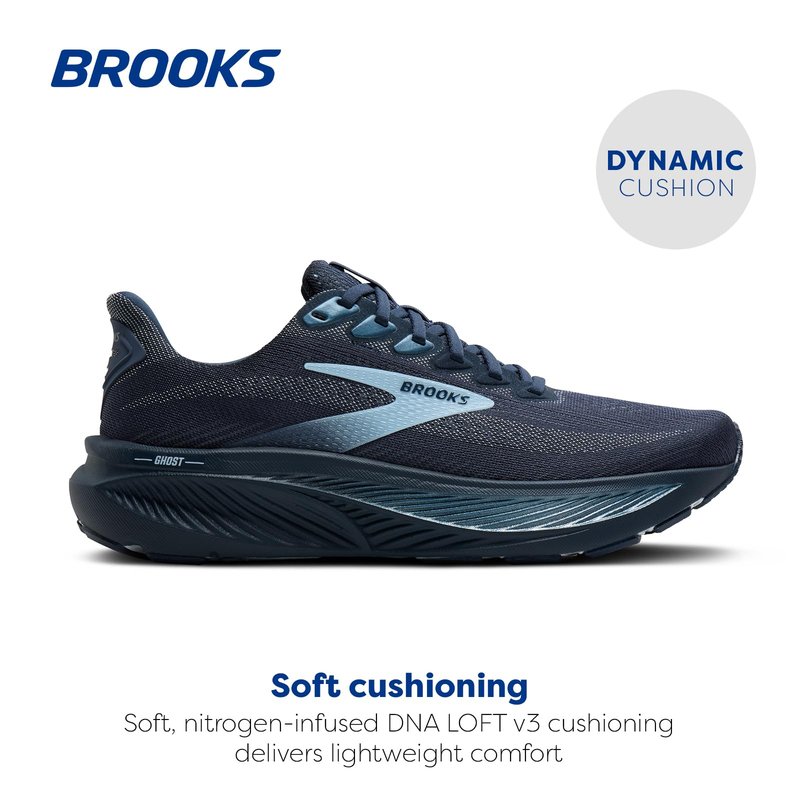 Brooks Women’s Ghost 17 Neutral Running Shoe - Spellbound/Skyway - 10 Medium