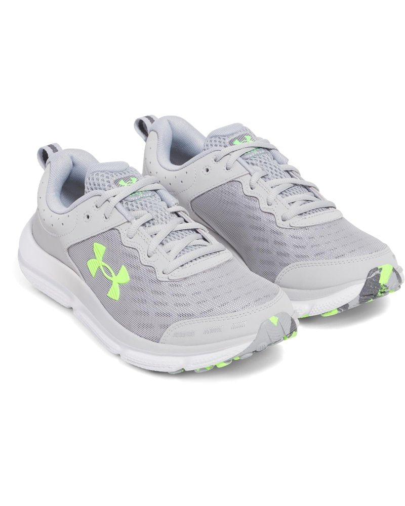 Under Armour Men's Charged Assert 10, (011) Mod Gray/Mod Gray/Hyper Green, 7.5, US