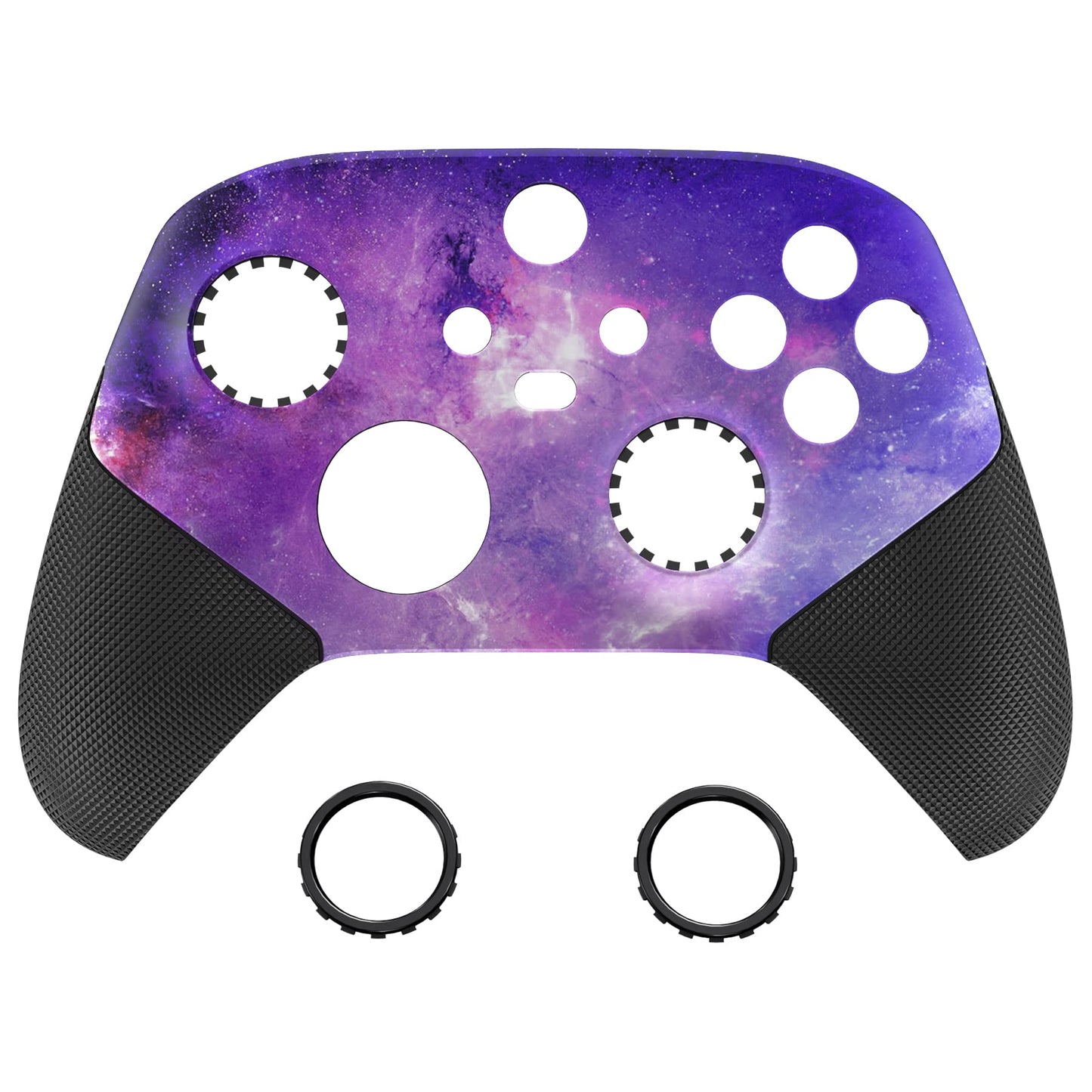 eXtremeRate ASR Version Redesigned Shell for Xbox Core Wireless Controller - Performance Rubberized Grip, Anti Sticks Rubbing Rings - Custom Faceplate for Xbox Series X & S Controller - Nebula Galaxy