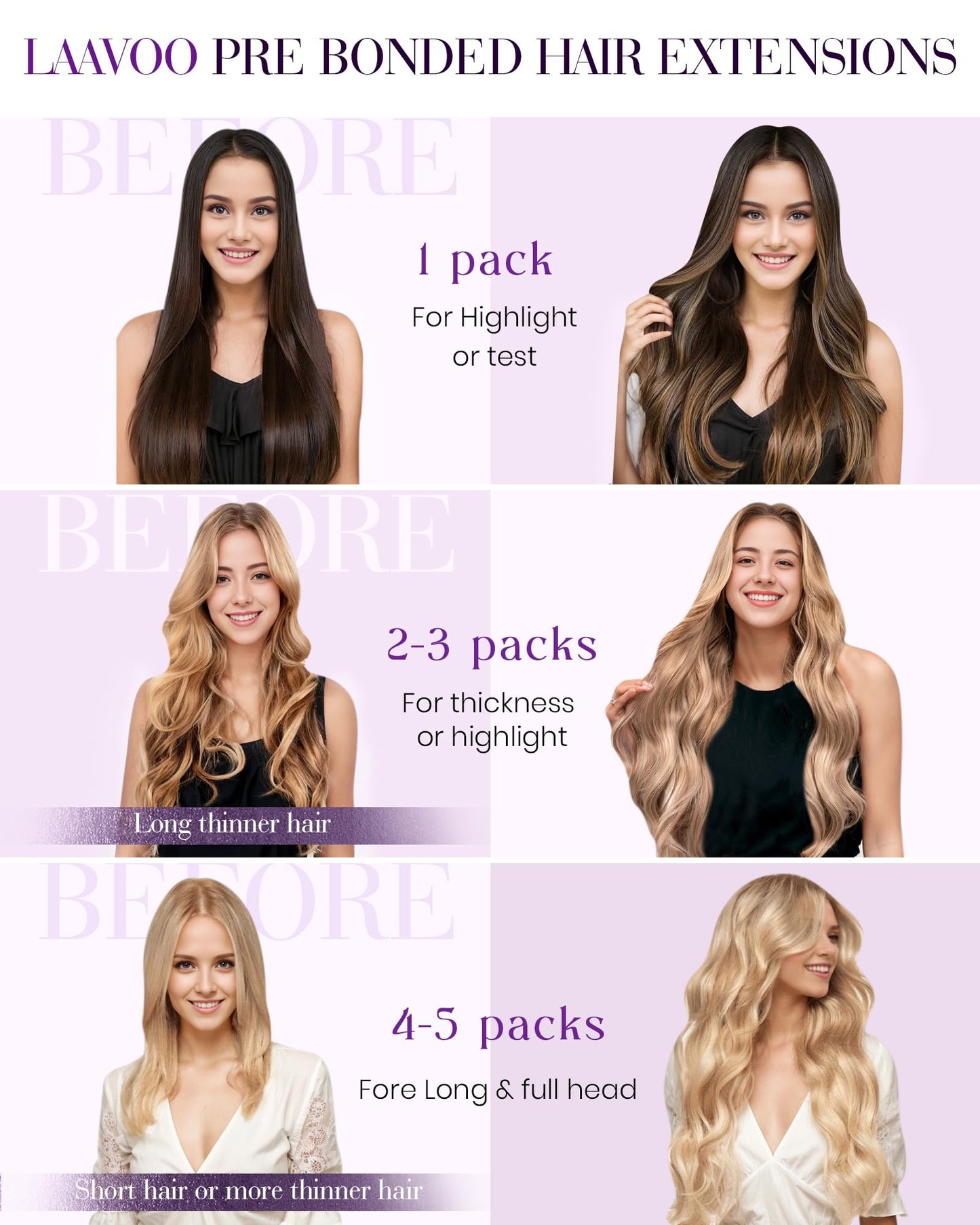 LaaVoo Nano Hair Extensions Real Human Hair Brown Nano Beads Hair Extensions Highlight Light Brown with Ashy Blonde Invisible Nano Ring Straight Remy Hair 50g 50s 14 Inch #p8/24