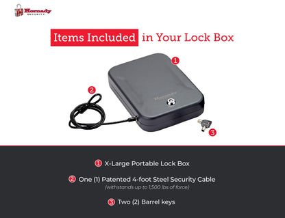Hornady 95210 Lock Box X-Large,Black