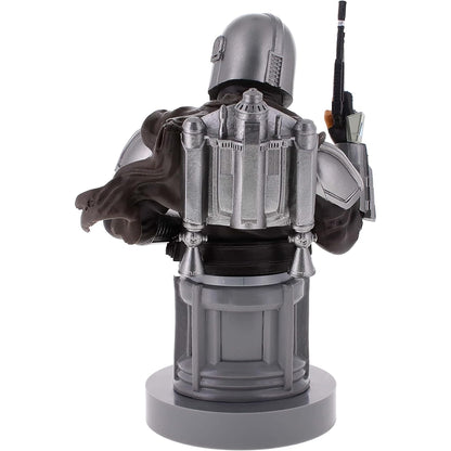 Exquisite Gaming: Star Wars: The Mandalarian - Original Mobile Phone & Gaming Controller Holder, Device Stand, Cable Guys, Licensed Figure