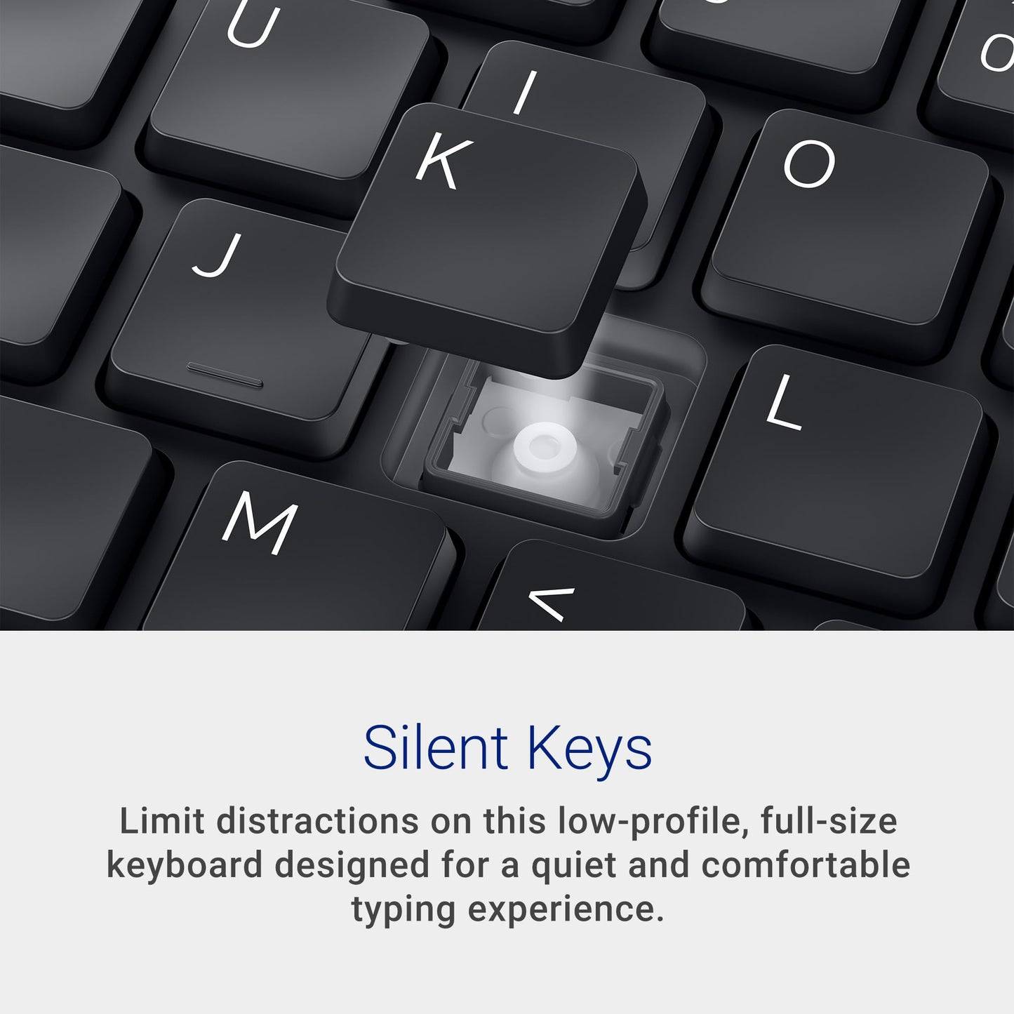 Dell Wireless Keyboard and Mouse - KM3322W, Wireless - 2.4GHz, Optical LED Sensor, Mechanical Scroll, Anti-Fade Plunger Keys, 6 Multimedia Keys, Tilt Leg - Black