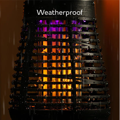 PIC Portable Solar Insect Killer Torch (FLPT), Bug Zapper and Flame Accent Light, Kills Bugs on Contact