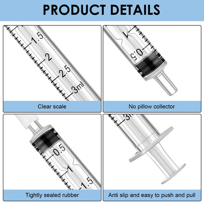 42 Pcs Colostrum Collector Kit, 20 Sterile Sealed Breast Milk Collector(3 ML) - Syringe No-needle with Sealed Caps 20 Stickers 1 Colostrum Collection Measuring Cup(20ml) 1 Slide Lock Storage Bag for Breastfeeding