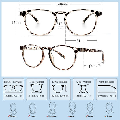 BOSSWIN Blue Light Blocking Glasses for women/men - 4Pack Computer Reading/Gaming/TV/Phones Glasses Anti UV Glare Eyestrain