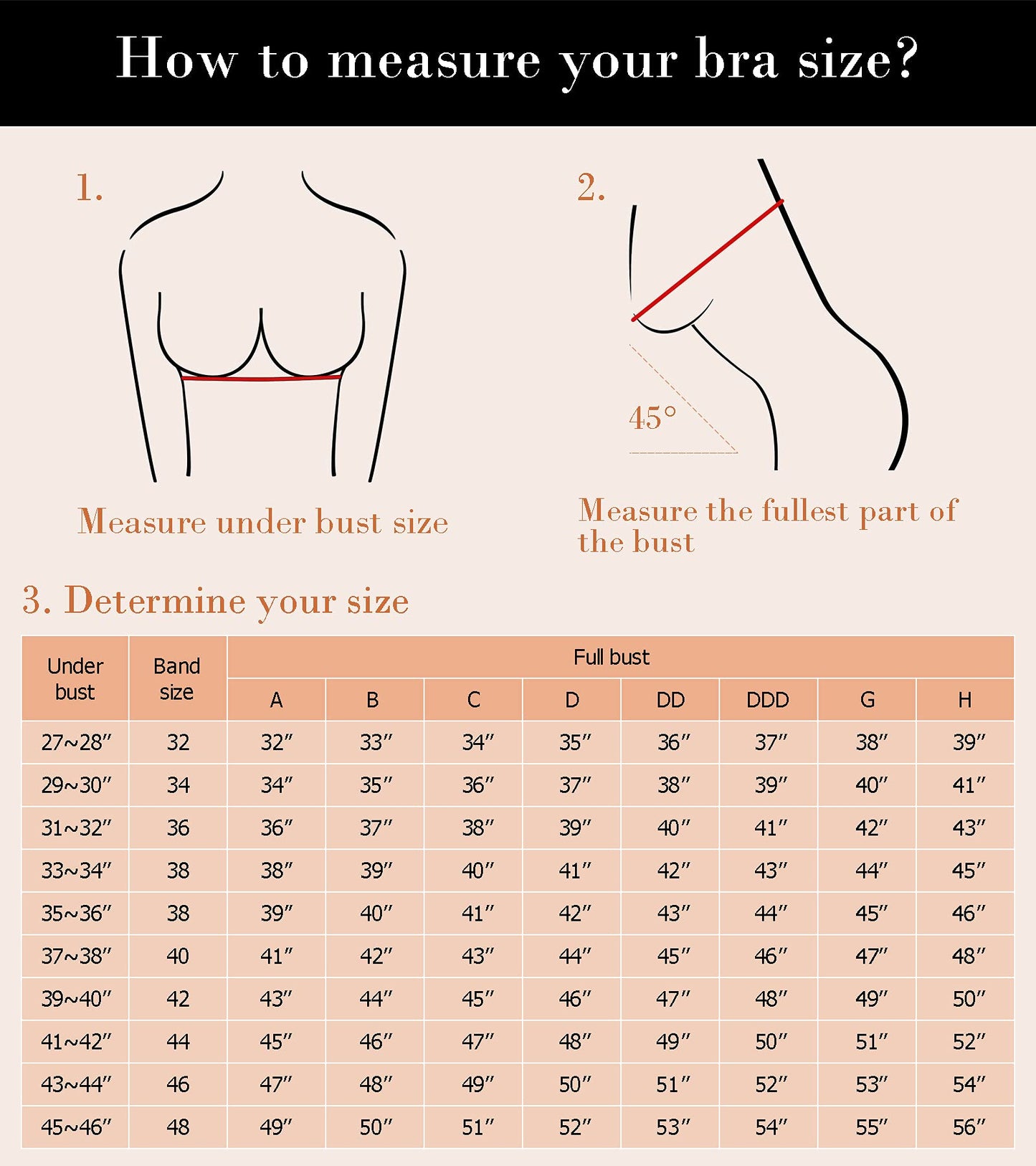 HACI Women's Front Closure Posture Bra Full Coverage Back Support Wireless Unpadded(Grey,46DDD)