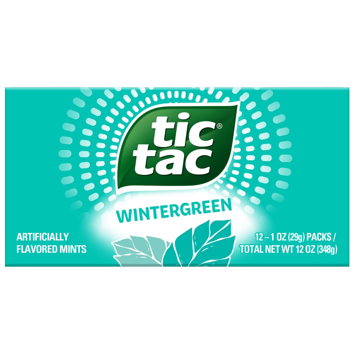 Tic Tac Wintergreen Breath Mints, Bulk 12 Pack, On-The-Go Refreshment, 1 Oz Each