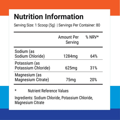 Nutri-Align Fasting Salts Electrolytes Powder | 400g Sodium Potassium Magnesium Electrolytes | Pure Unflavoured Fasting Electrolytes | Sugar Free & Filler Free | Made in The UK