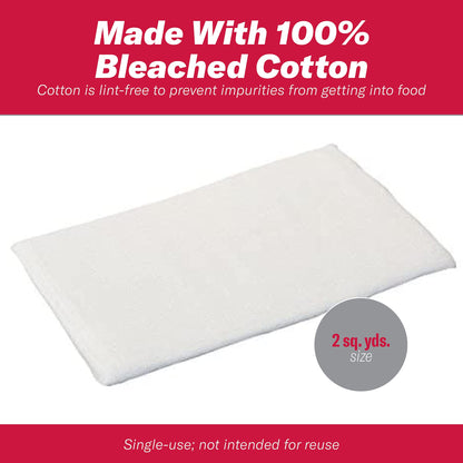 GoodCook Everyday 100% Cotton Cheesecloth, 2 square yards, Bleached