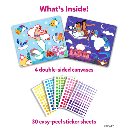 Skillmatics Dot It Sticker Art - Disney Princess, Mess-Free Fun for Kids, 500+ Stickers, Craft Kits, DIY Activity, Travel Toys, Gifts for Girls & Boys Ages 3, 4, 5, 6, 7