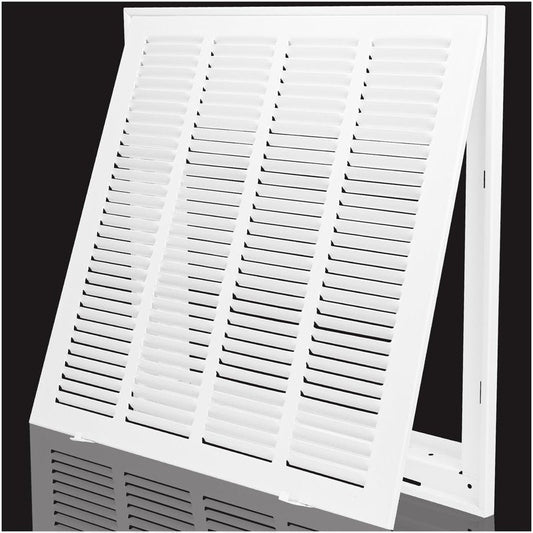 16 x 16 Inch Return Air Vent Cover for Wall Ceiling,Steel AC Return Air Filter Grille Fits Duct Opening 16 x 16”, HVAC Vent Cover Grill,Holds 1" Air Filter