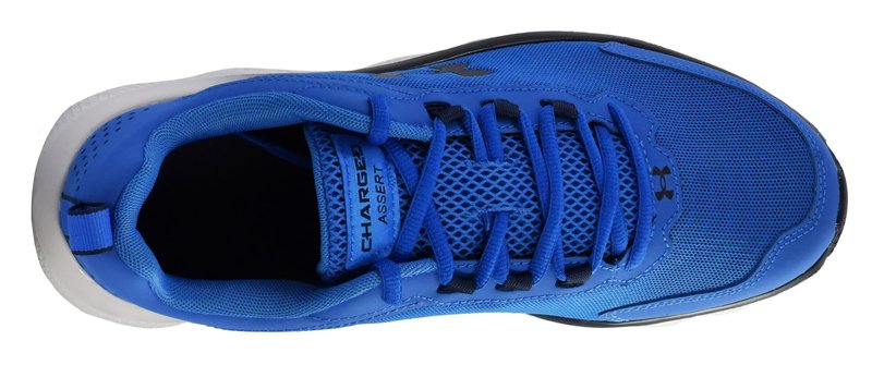 Under Armour Men's Charged Assert 9 Running Shoe, Victory Blue/Halo Grey, 10 M