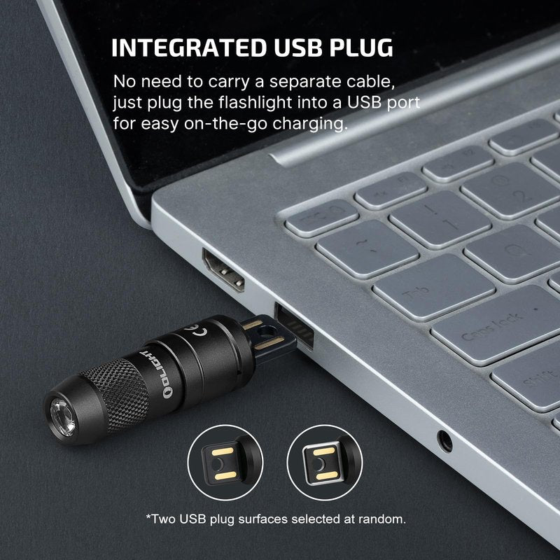 OLIGHT IMINI 2 EDC Rechargeable Keychain Flashlight, 50 Lumens Compact and Portable Mini LED Keyring Lights with Built-in Battery Ideal for Everyday Carry and Emergencies (OD Green)