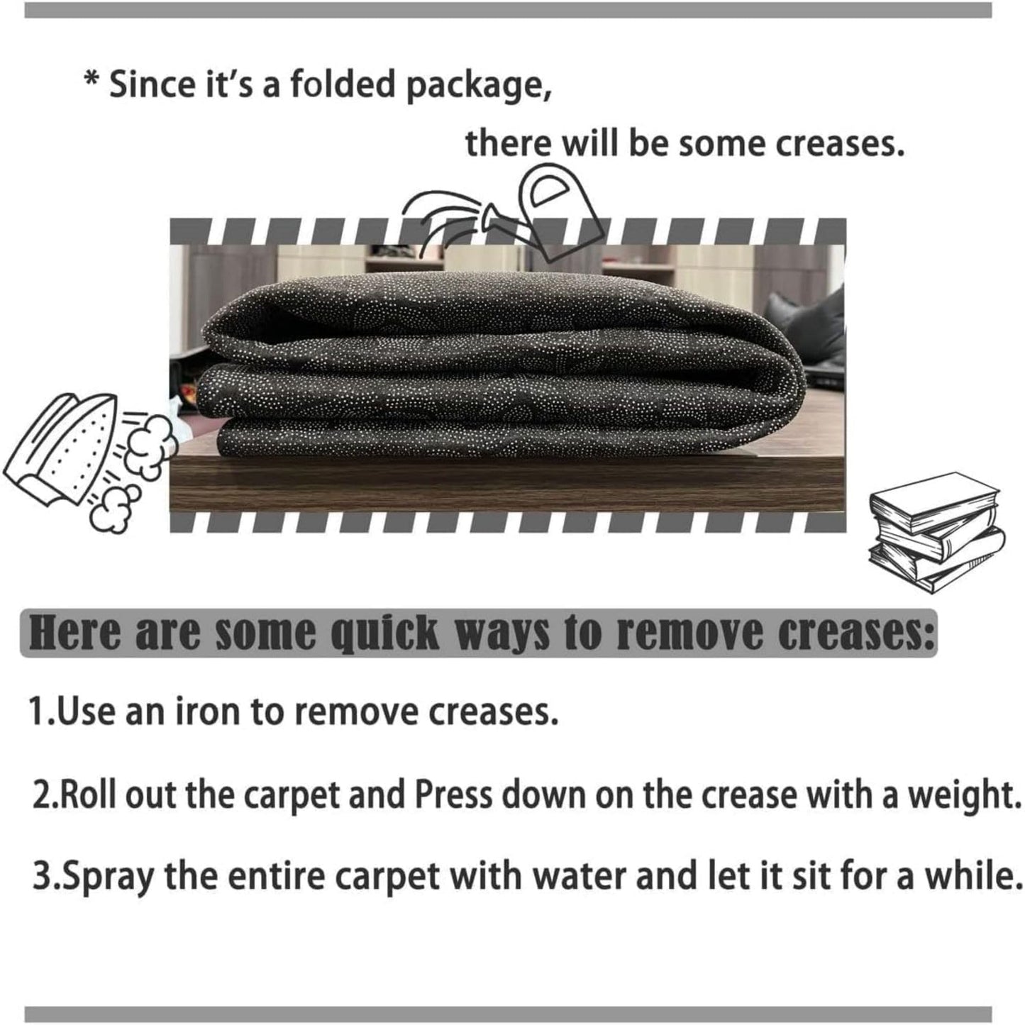 Guitar Print Living Room Rug, 3x4ft, Rock Music Guitar Bass Indoor Rugs, Cozy Thin Fade Resistant Home Decor Rug, Foldable Soft Durable Non Skid Washable Carpets for Kids Teen Bedroom