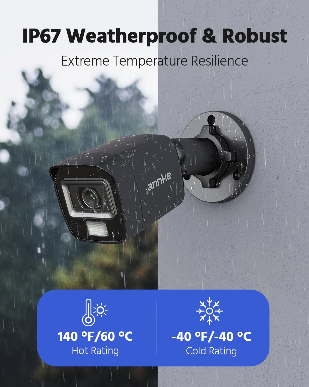 ANNKE 3K Lite Wired Security Camera System Outdoor with AI Human/Vehicle Detection, 8CH H.265+ DVR and 8 x 1920TVL 2MP IP67 Home CCTV Cameras with Smart Dual Light, Color Night Vision, 1TB Hard Drive