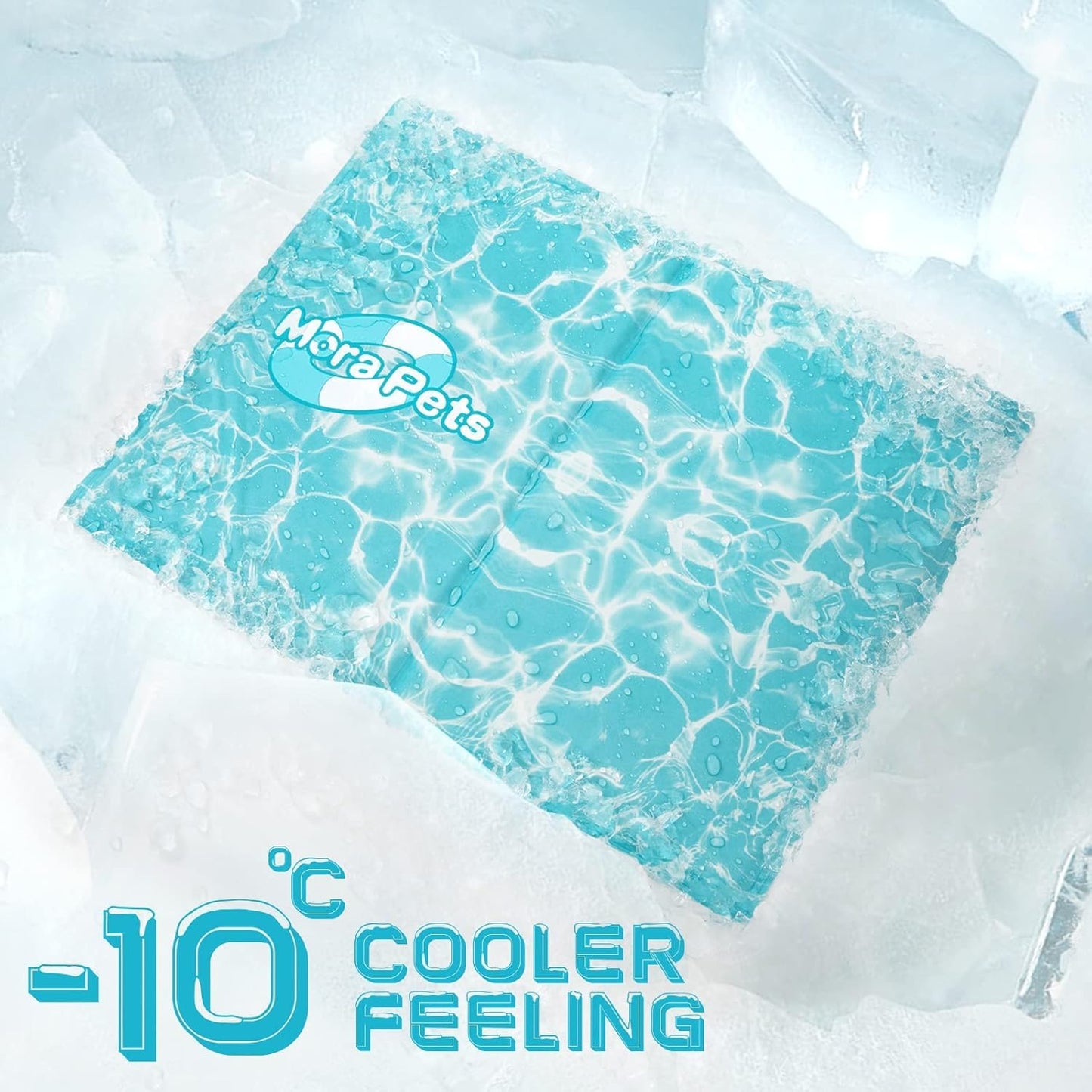 Dog Cooling Mat Durable Pet Cool Mat for Dogs Cats, 50 x 40cm S Non Toxic Gel Self Cooling Pad Scratch Resistant for Small Medium Dogs, Ice Blanket Keep Dog Cool in Summer