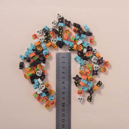 400PCS Mini Fun Erasers for Kids Bulk,Cute Assorted Novelty Pencil Erasers Desk Pets for Kids Party Favors School Student Prizes Gift (400Halloween)