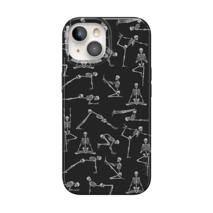 Casely iPhone 15 Plus Case | Fit Check | Neutral Checkerboard Checkered Classic Case | Compatible with MagSafe