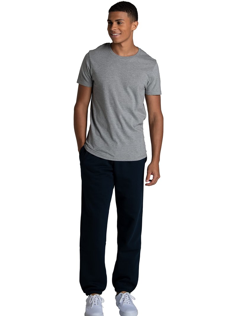 Fruit of the Loom Men's Crafted Comfort Fleece Sweatshirts, Hoodies, & Sweatpants, Super Soft Cotton Blend, Sweatpants - Navy Nights, X-Large