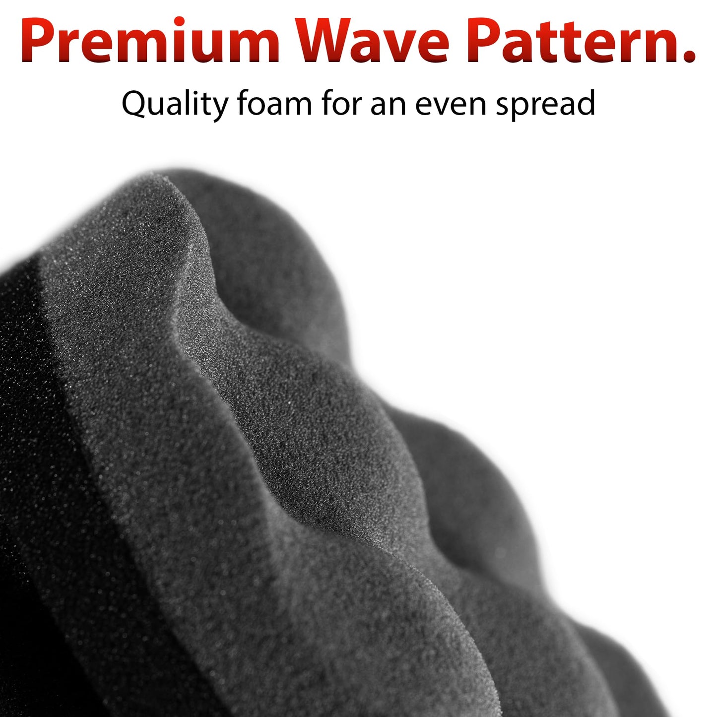 Adam's Polishes Pro Tire Hex Grip Applicator (3 Pack) - Tire Shine Car Detailing Foam Sponge Tool|Car Cleaning Supplies After Car Wash Tire Cleaner | for Vinyl Rubber & Trim Accessories-Wheel Cleaner