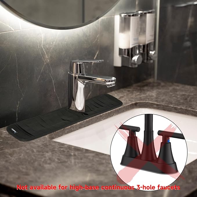 Faucet Mat for Bathroom Sink