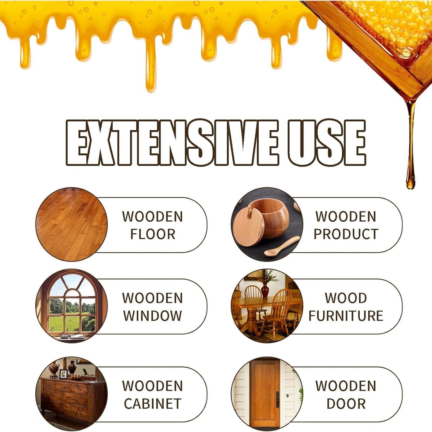Quatrel Wood Polish Spray,Essential Oil Wax,Polish And Cleaner,Natural Wood Polish Spray For Living Rooms,Kitchens,Wood Furniture Floors (2PCS)