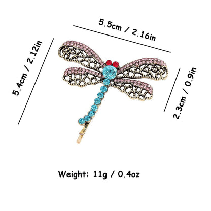 Mullike Croaline Key Pendant Necklace Seeing Stone Necklace Dragonfly Hair Clips Halloween Movie Props Cosplay Costume for Women Men (3PCS)