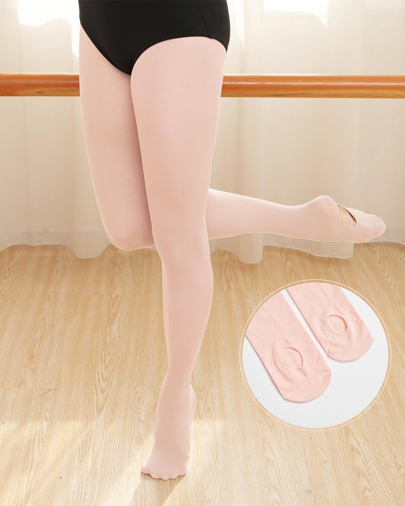Stelle Women's Ballet Tights Convertible Dance Leggings Ultra Soft Pro Transition Tight(BP,S)