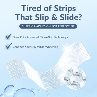 DRDENT Professional Teeth Whitening Strips - Pack of 44 Strip - 22 Treatments Kit - Safe for Enamel - Non Sensitive Teeth Whitening - Whitening Without Any Harm + Mouth Opener Included